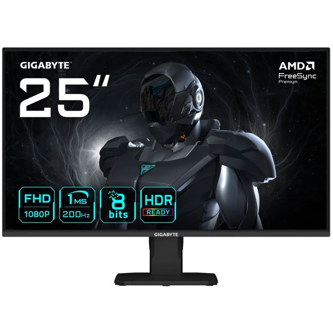 GIGABYTE GS25F2 Monitor Gaming 24.5" FHD 200Hz, IPS, FreeSync Premium