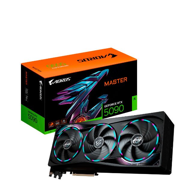 Tarjeta de Video GIGABYTE AORUS GeForce RTX 5090 MASTER 32GB GDDR7 PCIe 5.0