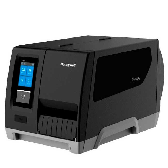 Impresora térmica de etiquetas Honeywell PM45A 203 ppp, USB, Ethernet, Serial, Color Negro.
