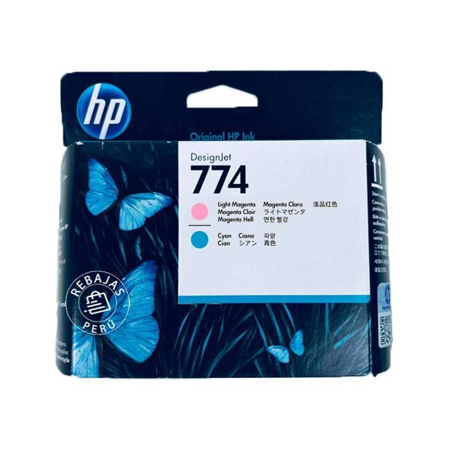 Cabezal HP P2V98A (774) Light Magenta / Cyan Z6810 - Calidad Original
