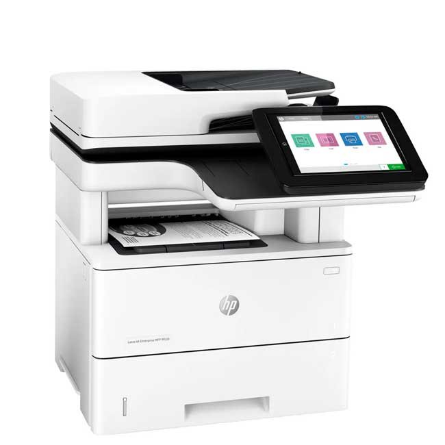 Impresora HP LaserJet Enterprise M528dn – Multifuncional láser monocromática, impresión dúplex, red Gigabit, escáner ADF, 50 ppm, seguridad empresarial