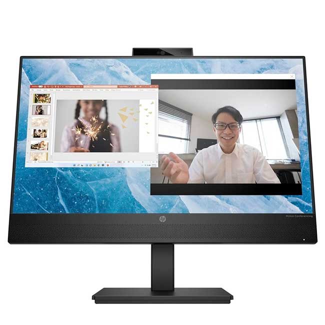 Monitor HP M24m 7N4J6AT#ABA 23.8” FHD IPS con Webcam 5MP, Altavoces, USB-C y Eye Ease – Ideal para Videollamadas y Productividad