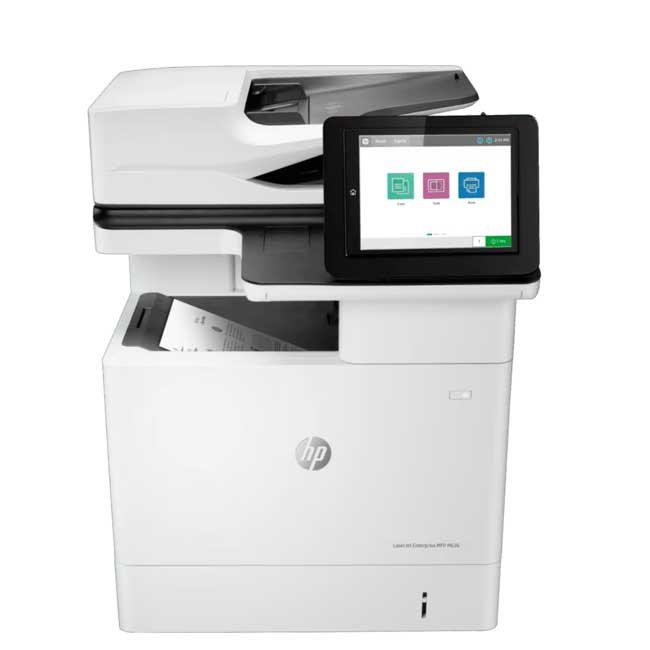 Impresora HP LaserJet Enterprise MFP M636fh impresión 71 ppm, escaneo dúplex, fax, 9” pantalla táctil y seguridad avanzada