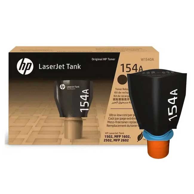 Tóner HP W1540X 154X Negro para LaserJet Tank 1502/1602/2502 – 5000 páginas