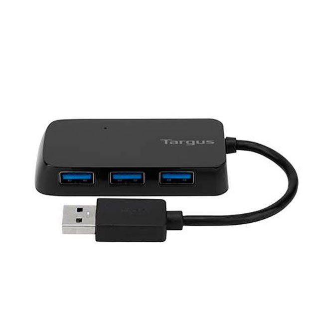 Hub USB Targus 4 Puertos USB 3.0 ACH124US – Alta Velocidad y Compacto