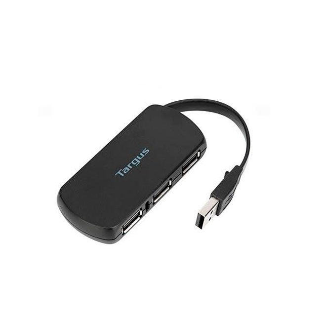 Hub USB Targus 4 Puertos USB 2.0 ACH114US – Compacto y Práctico para Conectar Más Dispositivos