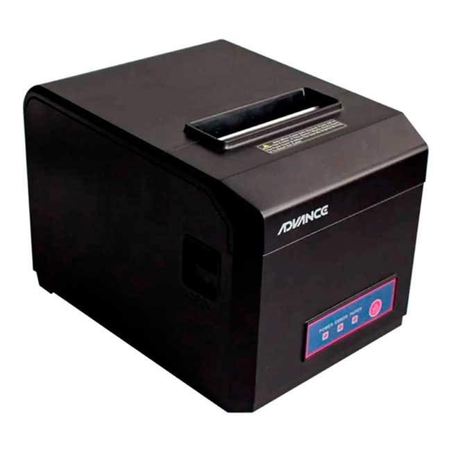Impresora Térmica Advance ADV-8010 con USB y LAN, 300 mm/s, para papel de 58 mm y 80 mm