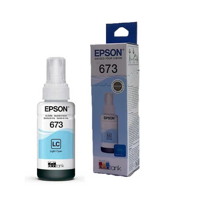 Tinta Epson T673520-AL Light Cyan L800 original para impresoras L800