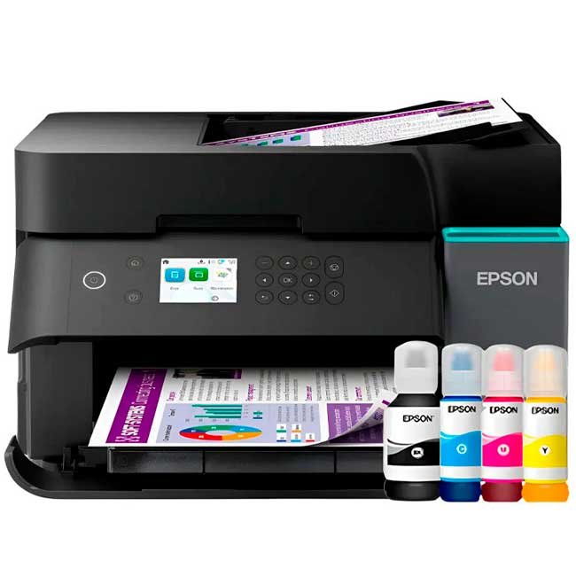 Impresora Epson EcoTank L6370 Multifuncional 3 en 1 Wi-Fi con Dúplex Automático y ADF