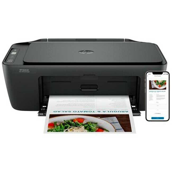 Impresora HP DeskJet Ink Advantage 2874 Multifuncional Wi-Fi con Escáner, Copiadora e Impresión a Color