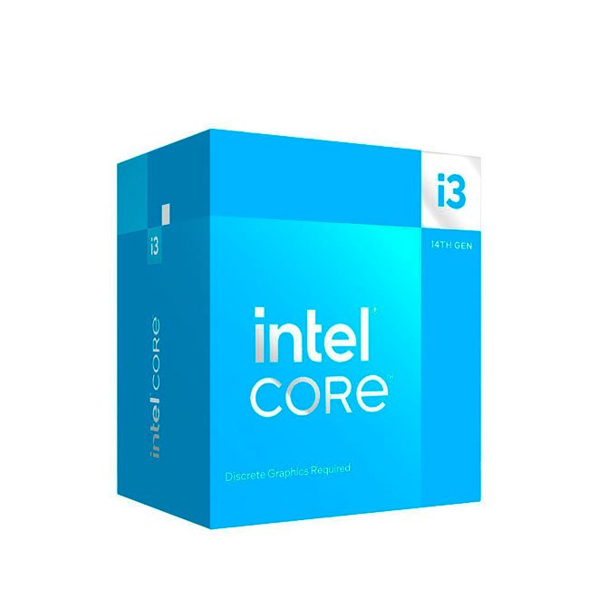 Procesador Intel Core i3-14100F 3.50/4.70GHz, 12 MB Intel Smart Caché, LGA1700, 58W/110W
