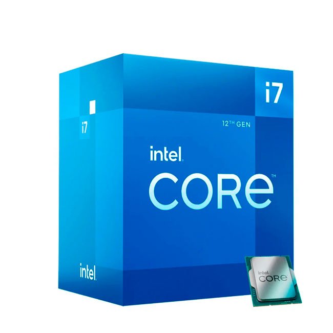 Procesador Intel Core i7-12700 2.10/4.90GHz, 25MB SmartCaché, LGA1700, 180W, Intel 7(10nm)