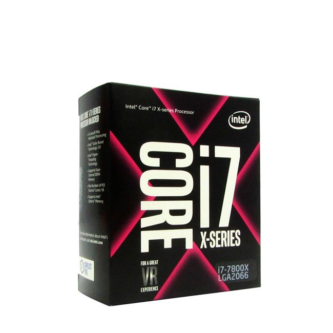 Procesador Intel Core i7-7800X, 3.50 GHz, 8.25 MB Caché L3, LGA2066, 140W, 14 nm.