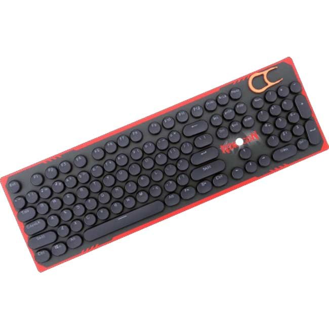Keycaps Redragon A106 104 Teclas Negras PBT con Doble Inyección para Teclado Mecánico