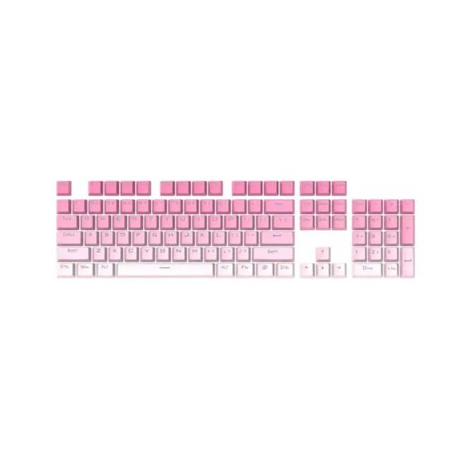Keycaps Redragon A134 GRADIENT PBT 104 Teclas Rosa Degradado Perfil OEM Inglés ANSI