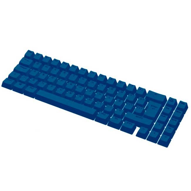 Keycaps VSG Stardust Blue Kepler 105 teclas PBT doble inyección perfil OEM ISO Latinoamericano