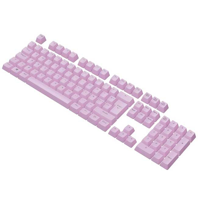 Keycaps VSG Stardust Lilac Spectral 105 teclas PBT doble inyección ISO Latinoamericano perfil OEM