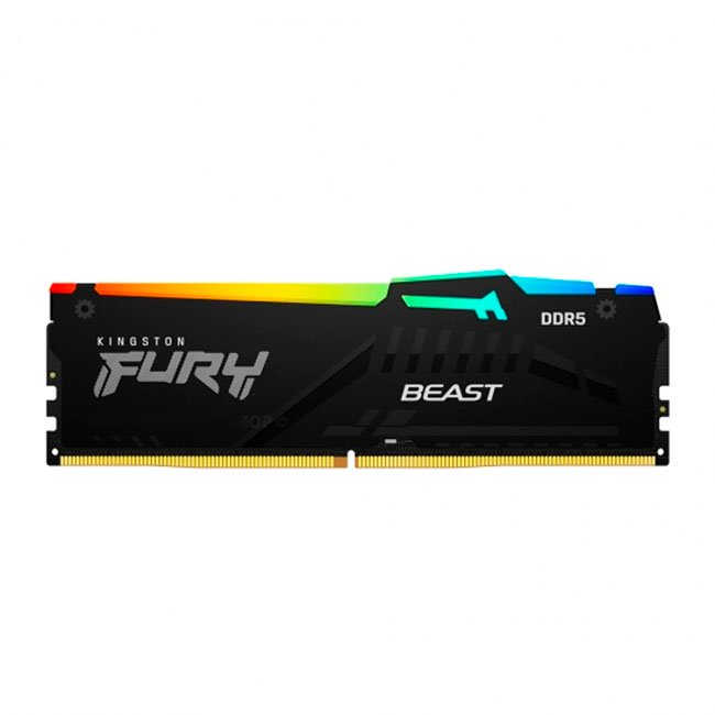Memoria Kingston Fury Beast 8GB DDR5-5600MHz PC5-44800 CL40, 1.25V, 288-Pin, XMP 3.0, RGB
