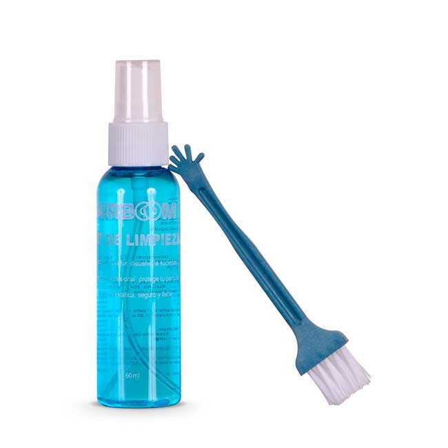 Kit de Limpieza AIRBOOM AB C3 60ml con Paño y Escobilla para Pantallas, Laptops y Dispositivos Electrónicos