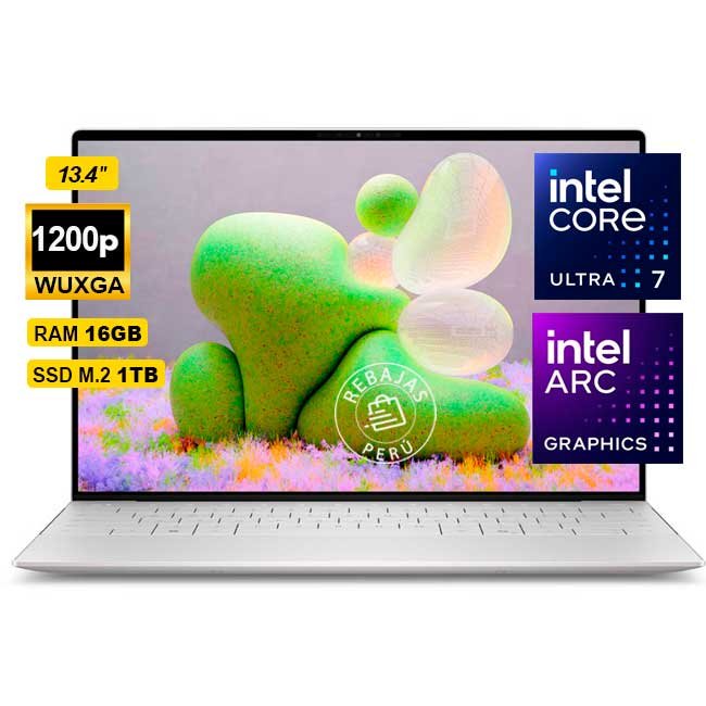 Laptop Dell XPS 13 9340 Intel Core Ultra 7, 16GB RAM, 1TB SSD, 13.4" FHD+, Windows 11, Wi-Fi 7, Español