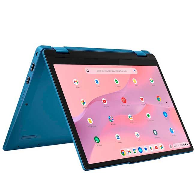 Laptop Chromebook Lenovo IdeaPad Flex 3 12.2” Touch WUXGA, Intel N100, 8GB RAM, 128GB eMMC, ChromeOS