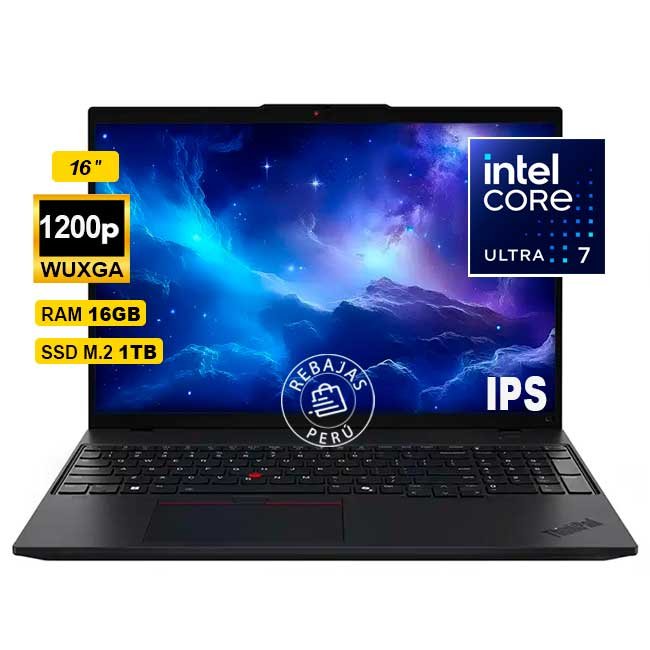 Laptop Lenovo ThinkPad L16 Gen 1 16" WUXGA IPS Intel Core Ultra 7 155U 16GB DDR5 1TB SSD Windows 11 Pro