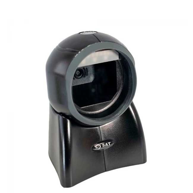 Lector de Códigos de Barras SAT AI8600 1D/2D USB Omnidireccional de Mesa – Alta Velocidad y Precisión