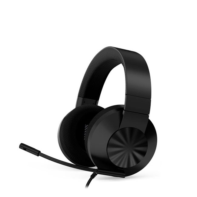 Audífono Gamer Lenovo H210 con Micrófono, 3.5mm, Cancelación de Ruido, 50mm, Negro