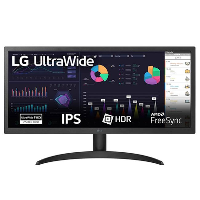 Monitor LG 26WQ500-B 25.7" UltraWide IPS Full HD 2560x1080 con HDR10 y AMD FreeSync