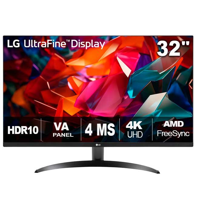 LG 32UR500K-B 32'' 4K UHD VA HDR10 – Monitor con Altavoces Integrados y DCI-P3 90%