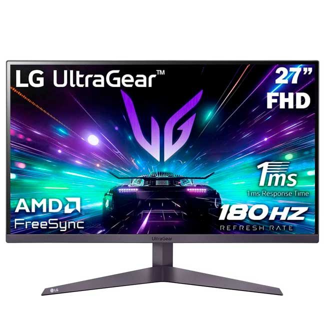 Monitor Gamer LG UltraGear 27'' IPS Full HD 180Hz 1ms FreeSync HDR10 | Modelo 27GS50F-B