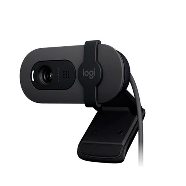 Cámara Web Logitech Brio 105 FHD 1080p USB-A con Micrófono y Cubierta de Privacidad