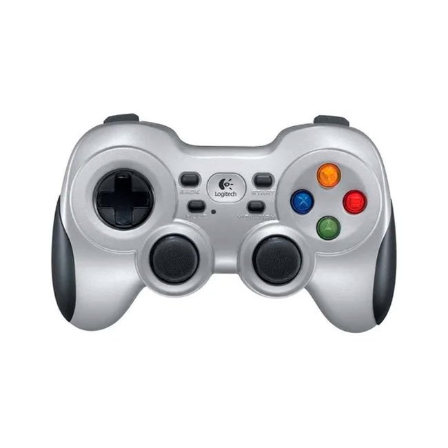 Logitech F710 Wireless Gamepad – Mando Inalámbrico para PC con Vibración, Doble Joystick 