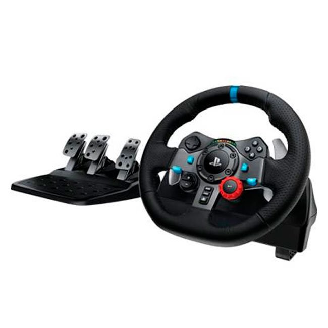 Logitech G29 Volante y Pedale para PS5/PS4/PS3/PC con Force Feedback y 3 Pedales