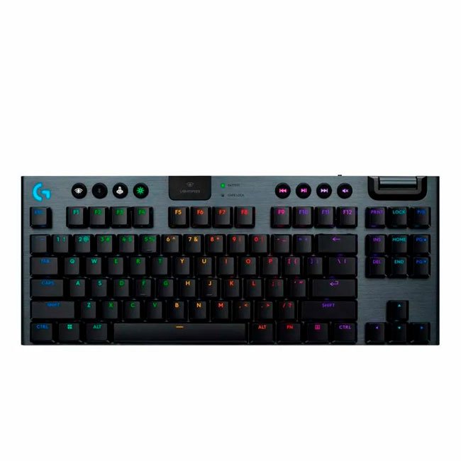 Logitech G915 TKL LIGHTSPEED RGB Teclado Mecánico Inalámbrico Gaming con Bluetooth y KeyControl