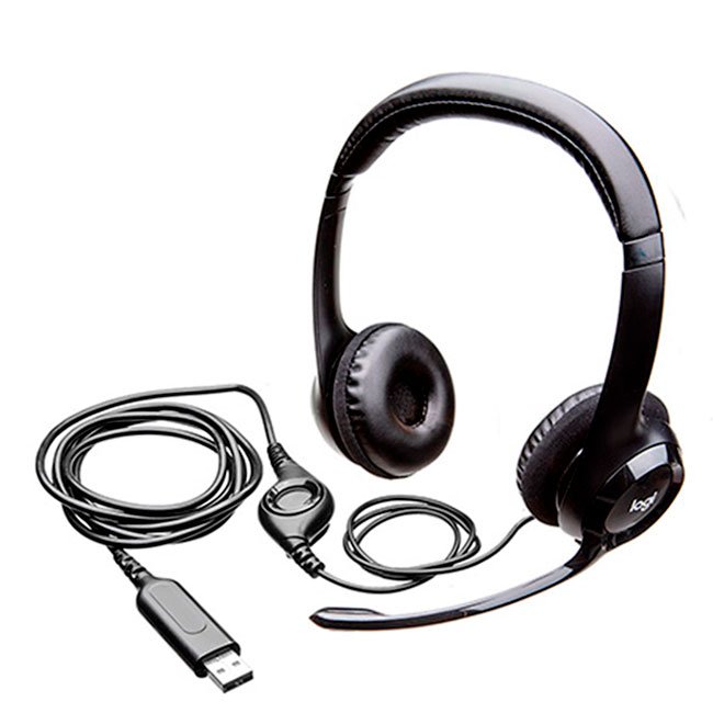 Logitech H390 Audífono USB con Micrófono con Cancelación de Ruido para PC y Mac