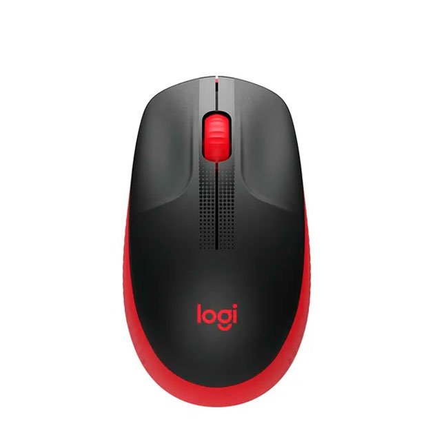  mouse logitech m190  diseño ambidiestro, conectividad inalámbrica. 