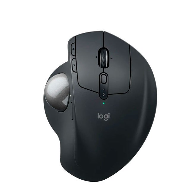 Logitech MX ERGO S Trackball Inalámbrico con Bluetooth, Logi Bolt y USB-C – Ratón Ergonómico