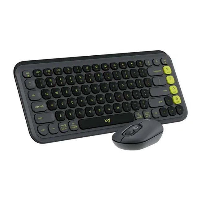 Combo Logitech POP Keys + Mouse POP Icon Graphite | Bluetooth/Wireless, Compatible con Copilot