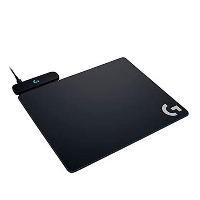 Logitech Powerplay Alfombrilla Mouse Pad Wireless con Carga Inalámbrica, Lightspeed y RGB Personalizable