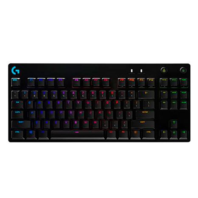 Teclado Mecánico Logitech PRO RGB USB – Switch GX, Gaming Tenkeyless