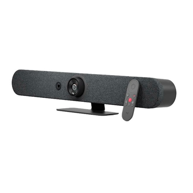 Logitech Rally Bar 4K USB para Salas Medianas | Videoconferencias Profesionales