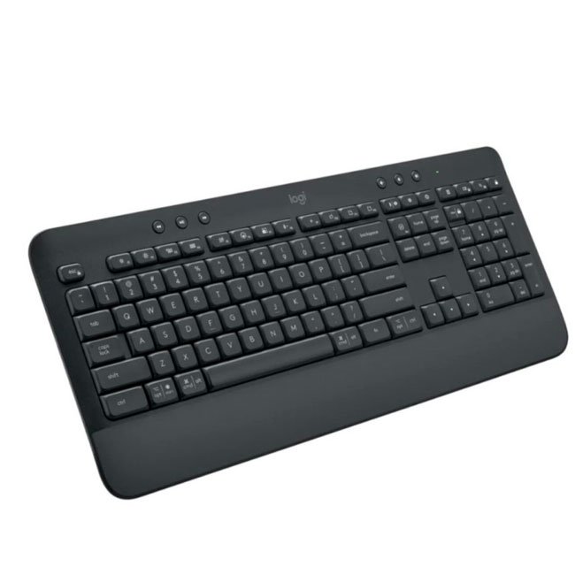 Logitech Signature K650 – Teclado Inalámbrico Silencioso con Reposamuñecas 