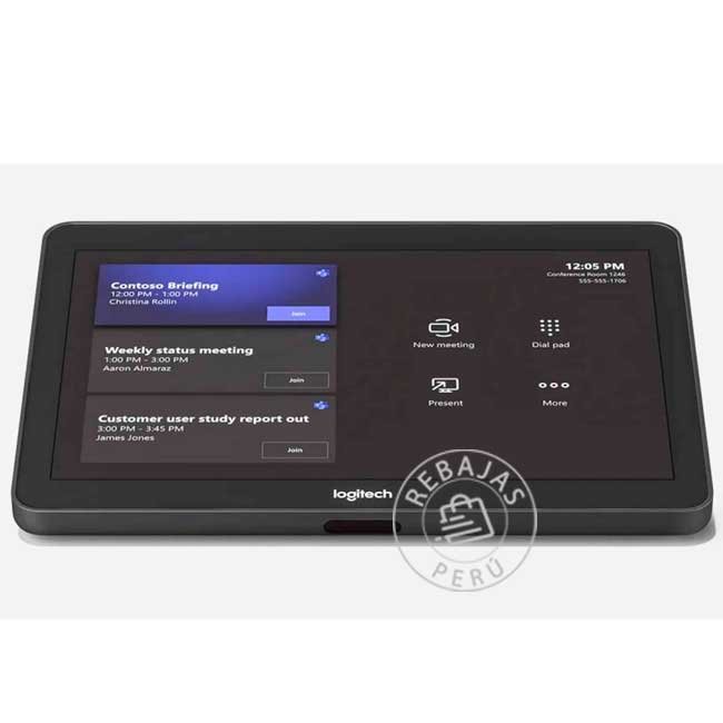 Control Táctil Logitech Tap IP para Videoconferencia y Gestión de Salas