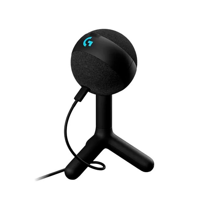 Micrófono Logitech Yeti Orb Cardioid USB para Streaming con RGB LightSync