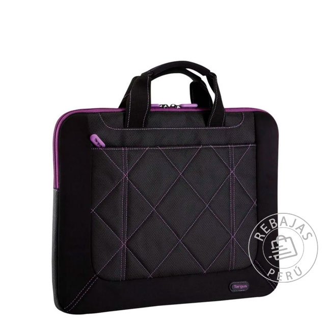 Maletín Targus Pulse Slipcase 16" Black/Purple para Laptop – Modelo TSS57401US