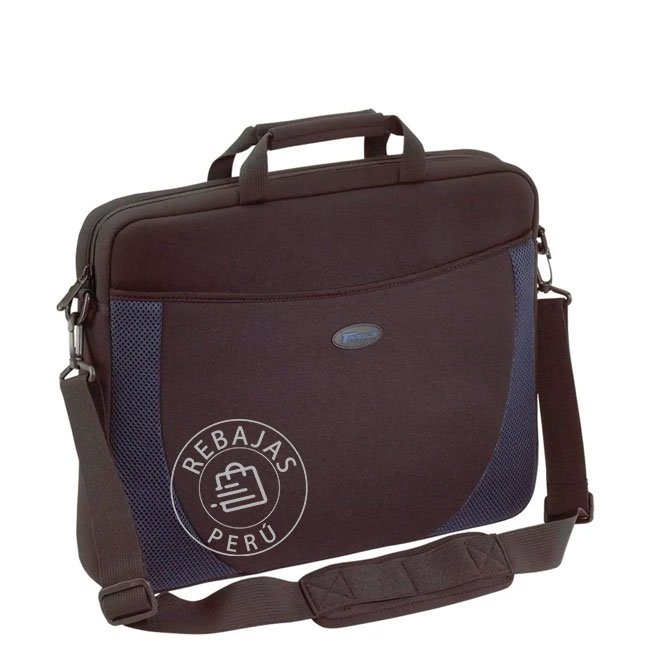 Maletín Targus Slipcase 17" Negro/Azul (CVR217) – Funda Acolchada para Laptop Grande