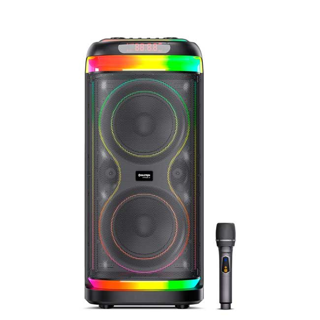 Parlante MAXTRON HYPNOTIC 8 MX808 Torre Bluetooth 8” TWS RGB Micrófono FM