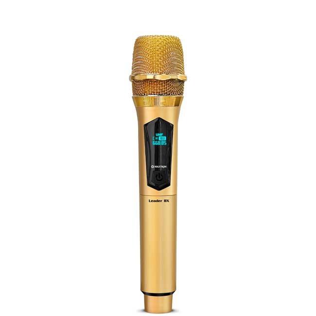 Micrófono Inalámbrico MAXTRON Leader BX MX718G-BT Recargable con Receptor Tipo-C y Plug 6.35mm
