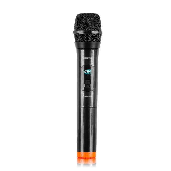 Micrófono Inalámbrico MAXTRON MX788V Profesional VHF con Receptor Recargable y Alcance 20m